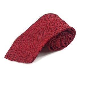 Werdenbergs Mens Tie, Red Polyester